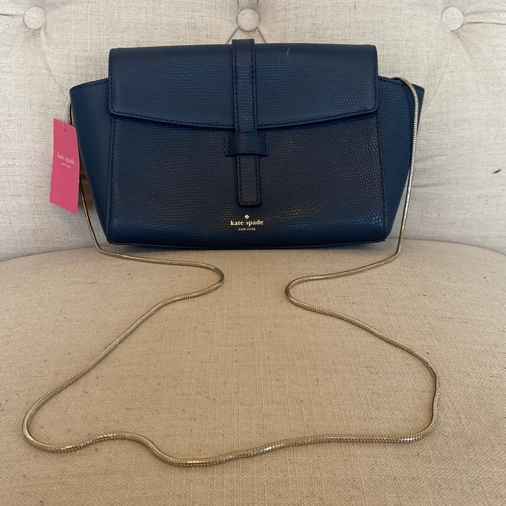 Kate Spade Emmie Riverside Street Crossbody Petrol blue
